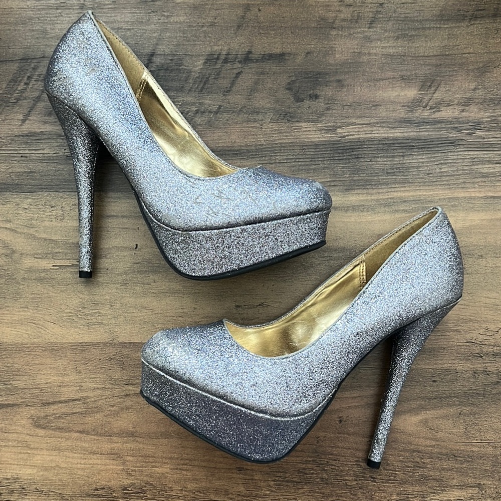 Charlotte Russe Glitter Heels